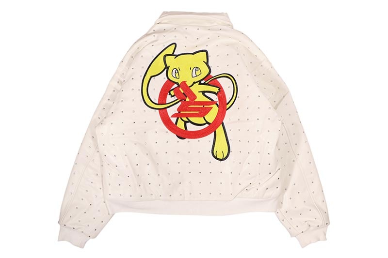 SICKO MEW LEATHER JACKET (WHITE)