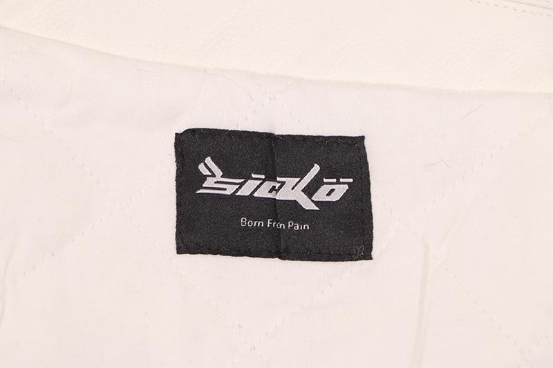SICKO MEW LEATHER JACKET (WHITE)