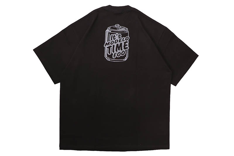 STREET WEAR SUPPLY IT'S MODELO TIME FOO T-SHIRT (BLACK)