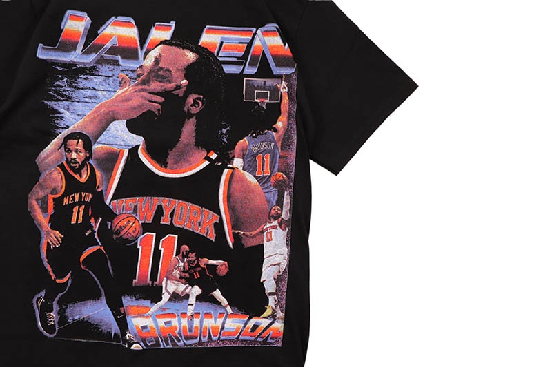 HEADGEAR CLASSICS JALEN BRUNSON#4 T-SHIRTS (BLACK)