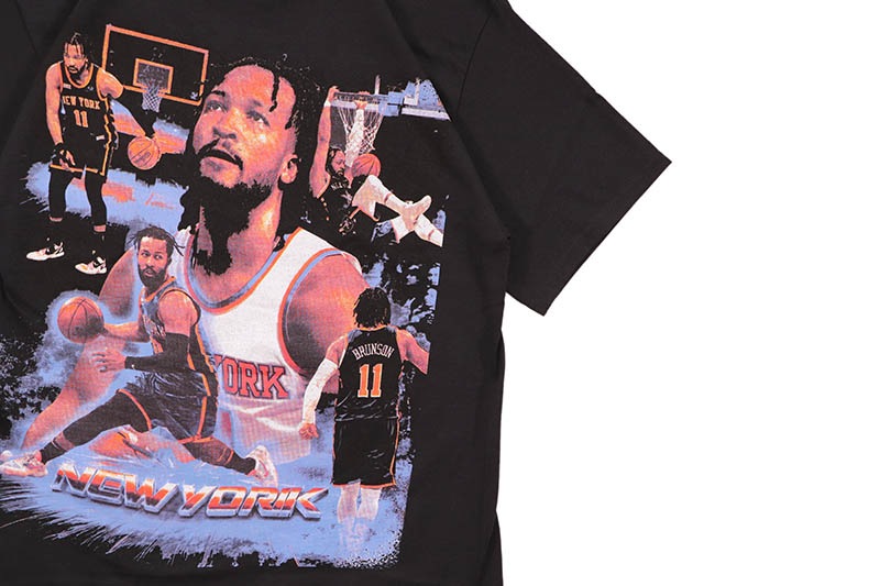 HEADGEAR CLASSICS JALEN BRUNSON#4 T-SHIRTS (BLACK)