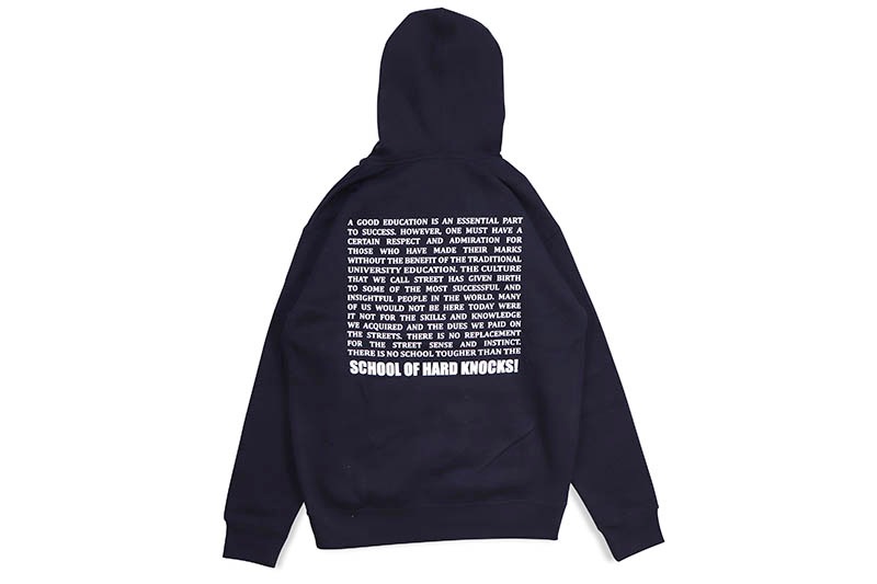 SCHOOL OF HARD KNOCKS SOHK OVAL HOODIE (NAVY)