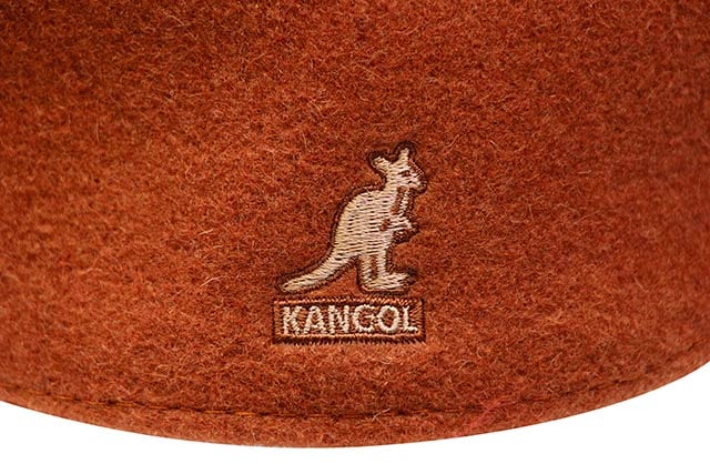 KANGOL WOOL 504 HUNTING CAP (0258BC/FO608:FIRE OPAL)