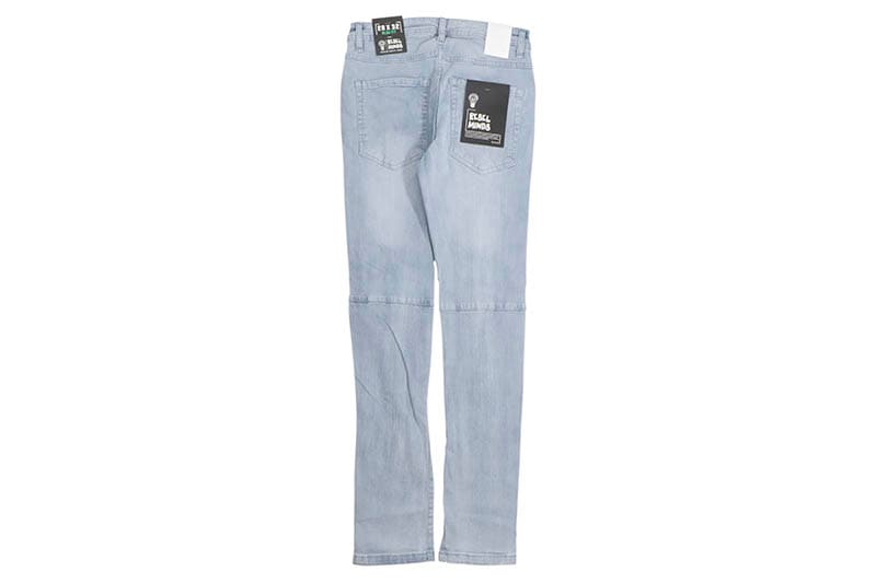 REBEL MINDS SLIM FIT JEANS (100-610:LT. INDIGO)