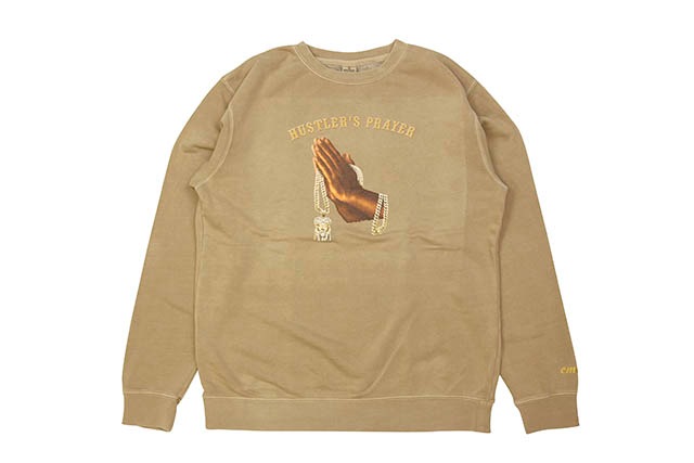 CLASSIC MATERIAL NY HUSTLER'S PRAYER CREW (PIGMENT SANDSTONE)
