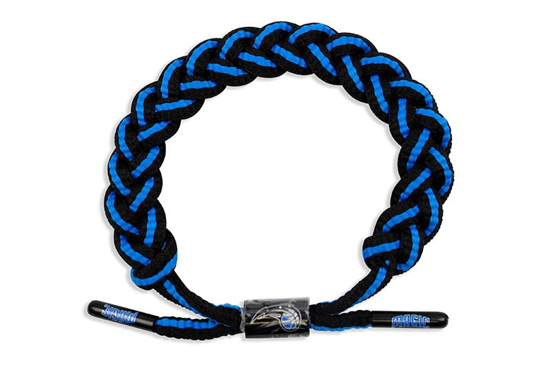 RASTACLAT BRAIDED BRACELET ORLANDO MAGIC (HOME:BLACK/BLUE