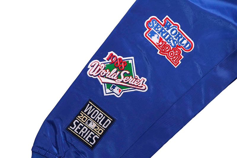 LA Dodgers フルジップジャケット クリーム色　上下セット LA Dodgers フルジップジャケット クリーム色 上下セット