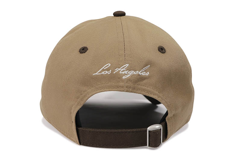 NEW ERA LOS ANGELES DODGERS 9TWENTY ST. VALENTINE'S DAY ADJUSTABLE CAP (KHAKI/WALNUT) 14490395