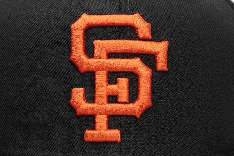 NEW ERA SAN FRANCISCO GIANTS 1958 COOPERSTOWN WOOL 59FIFTY FITTED CAP (BLACK/ORANGE)