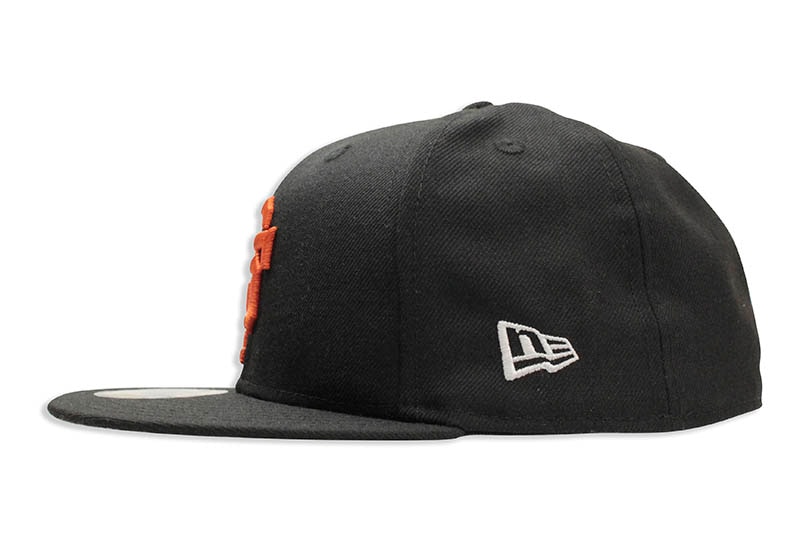 NEW ERA SAN FRANCISCO GIANTS 1958 COOPERSTOWN WOOL 59FIFTY FITTED CAP (BLACK/ORANGE)