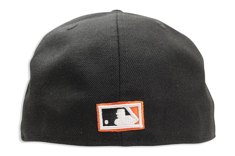 NEW ERA SAN FRANCISCO GIANTS 1958 COOPERSTOWN WOOL 59FIFTY FITTED CAP (BLACK/ORANGE)