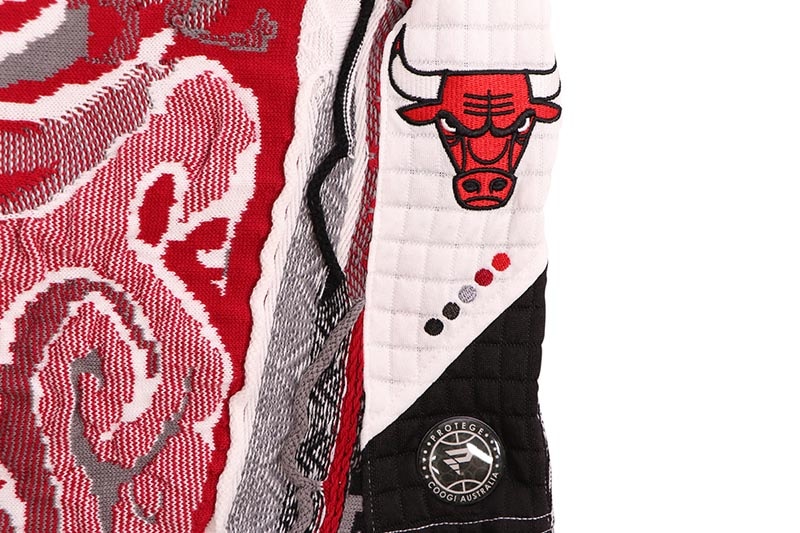 COOGI X NBA X PROTEGE CHICAGO BULLS SWEATER KNIT BASKETBALL SHORTS (CGN-KB1-1001-CH:MULTI)