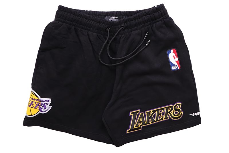 PRO STANDARD LOS ANGELES LAKERS RETRO CLASSIC SHORT (BLL356004-BLK:BLACK)