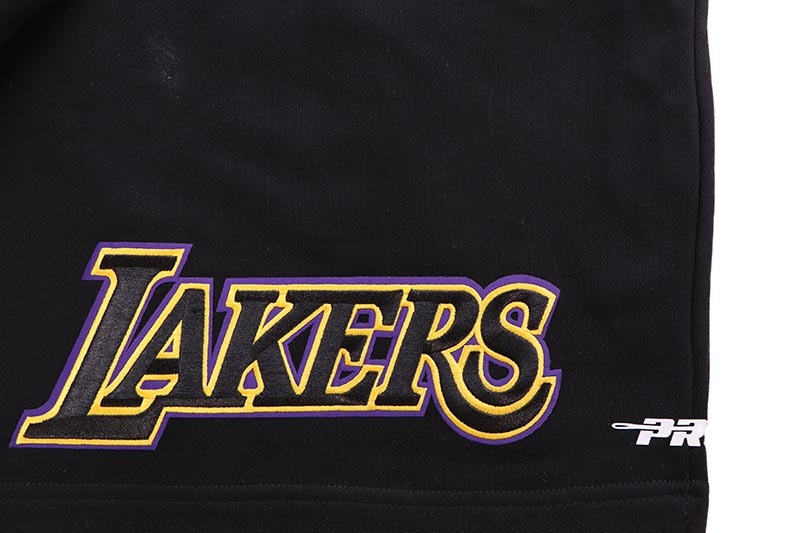 PRO STANDARD LOS ANGELES LAKERS RETRO CLASSIC SHORT (BLL356004-BLK:BLACK)