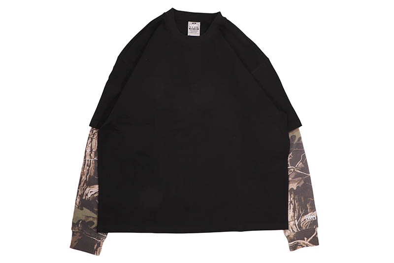 PRO CLUB HEAVYWIDE 2FER THERMAL LONG SLEEVE (BLACK/TREE CAMO) 56PC0104