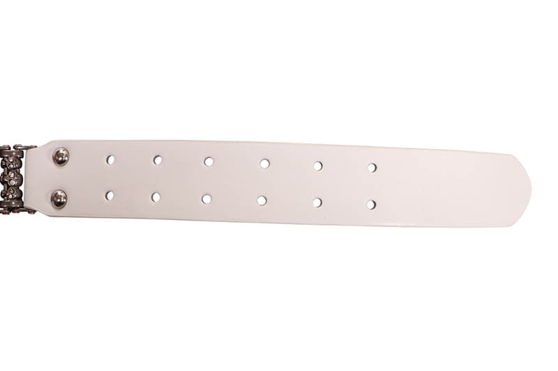 STOLEN ARTS WHITE SKULL ROLLER BELT | Brand,S-Z,STOLEN ARTS