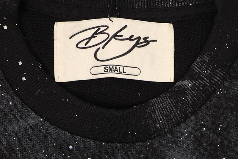 BKYS DELUSION FRENCH TERRY CROPPED TEE (T1488:BLACK) | Brand,OTR