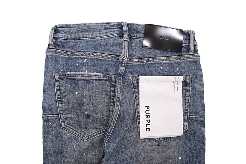 PURPLE BRAND STRETCH SKINNY LOW RISE JEAN (P001-PIPR426:PLAID PANT