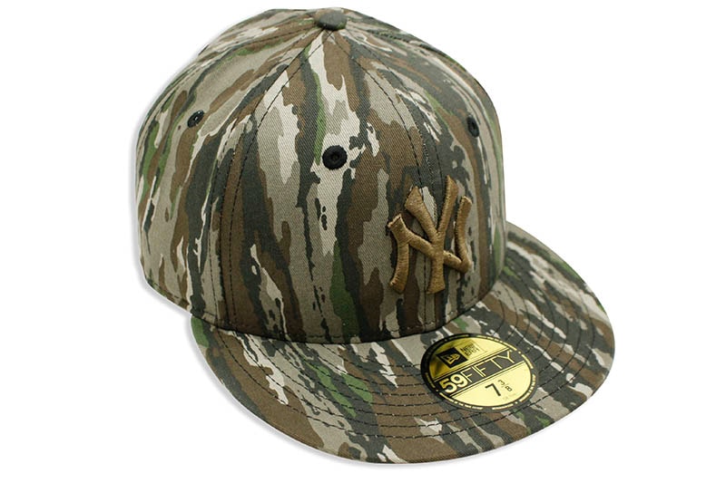 NEW ERA NEW YORK YANKEES 59FIFTY FITTED CAP (REALTREE ORIGINAL/BROWN)