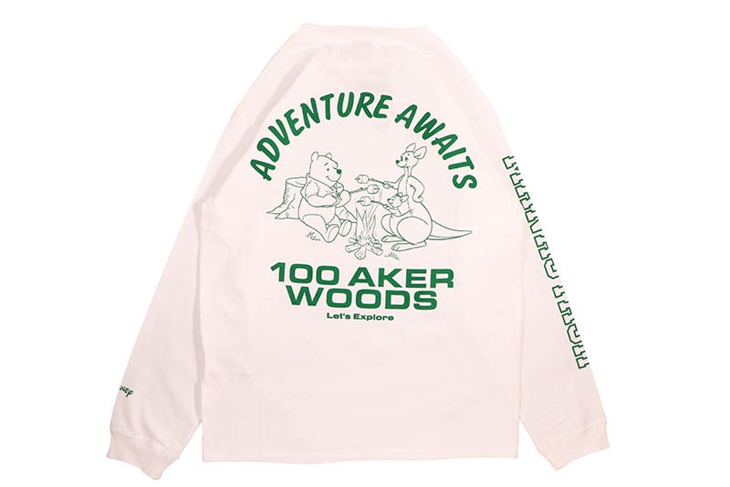 MANASTASH WINNIE THE POOH L/S TEE (792-5230015-030:WHITE)