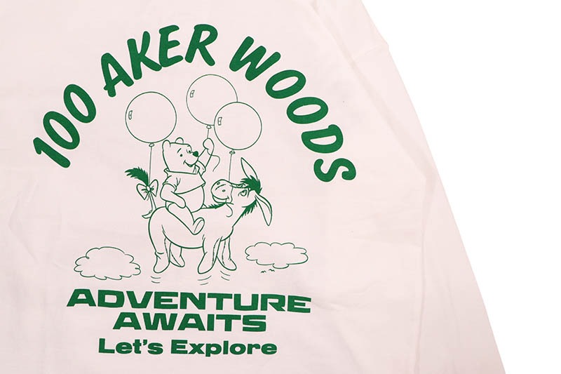 MANASTASH WINNIE THE POOH L/S TEE (792-5230015-030:WHITE)