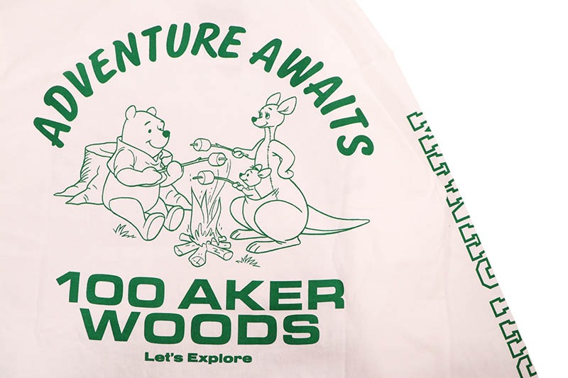 MANASTASH WINNIE THE POOH L/S TEE (792-5230015-030:WHITE)