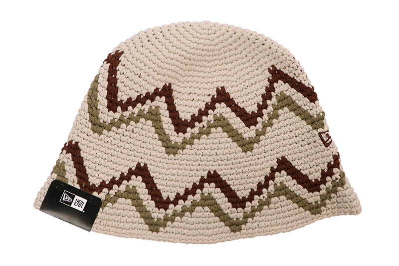 NEW ERA CROCHET KNIT BUCKET (STONE/WALNUT/BEIGE) 14667695