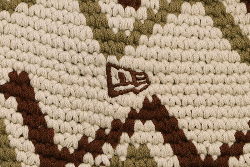 NEW ERA CROCHET KNIT BUCKET (STONE/WALNUT/BEIGE) 14667695