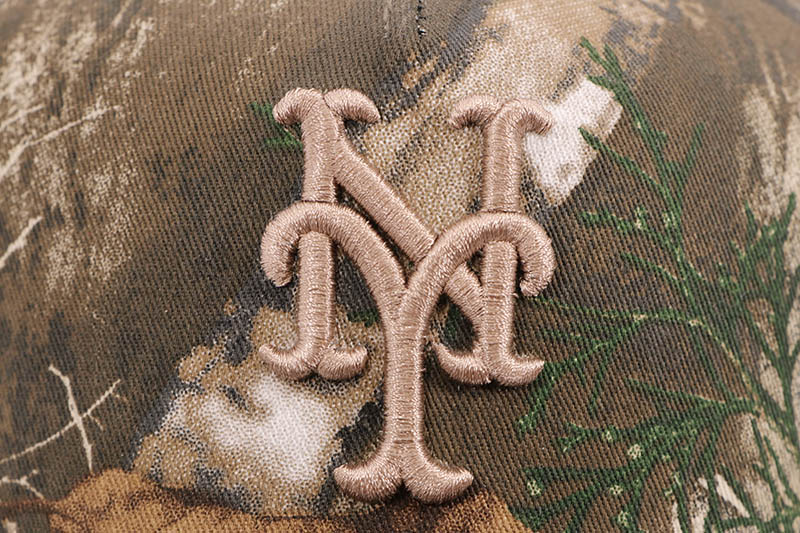 NEW ERA NEW YORK METS 9FORTY AF ADJUSTABLE CAP (25TH ANNIVERSARY SIDE PATCH/GREY UNDER VISOR/REALTREE CAMO BLACK)