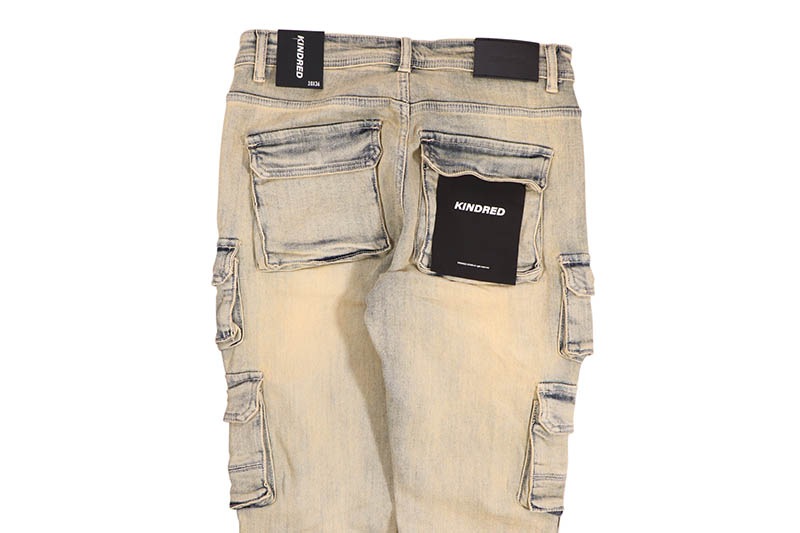 KINDRED CARGO STACKED FIT PANTS (KD2045B:RINCE BLUE)