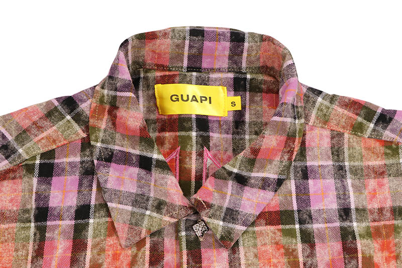 GUAPI BLUSH PINK RHINESTONE FLANNEL (638BPRF)