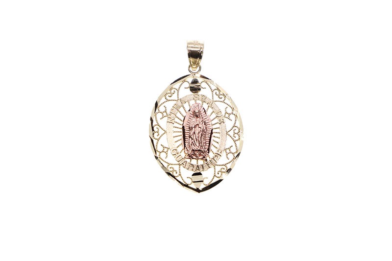 VIRGIN MARY OVAL CHARM