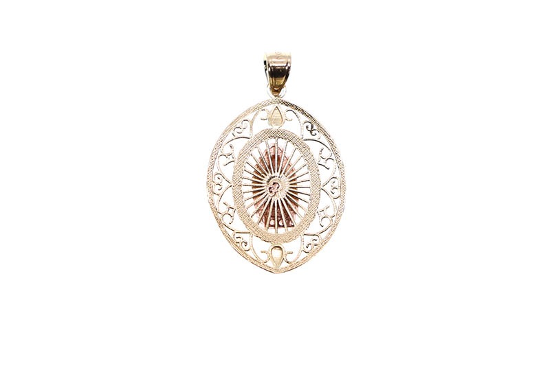 VIRGIN MARY OVAL CHARM