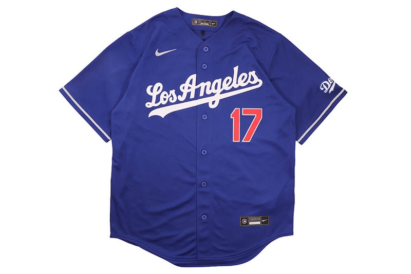NIKE MLB LOS ANGELES DODGERS ALTERNATE 2 LIMITED PLAYER JERSEY (RE26-0IQA-LD9-5TT:SHOHEI OHTANI/#17/ROYAL)