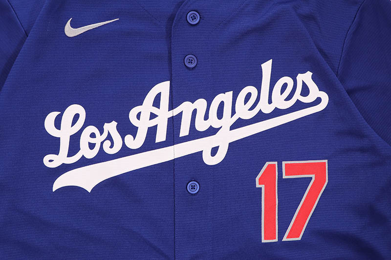 NIKE MLB LOS ANGELES DODGERS ALTERNATE 2 LIMITED PLAYER JERSEY (RE26-0IQA-LD9-5TT:SHOHEI OHTANI/#17/ROYAL)