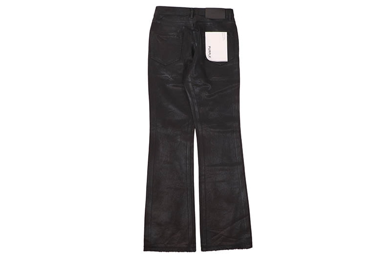 PURPLE BRAND BOOT LEG JEAN (P026-CRBR525:RINSED BLACK FOIL 