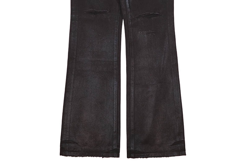 PURPLE BRAND BOOT LEG JEAN (P026-CRBR525:RINSED BLACK FOIL 