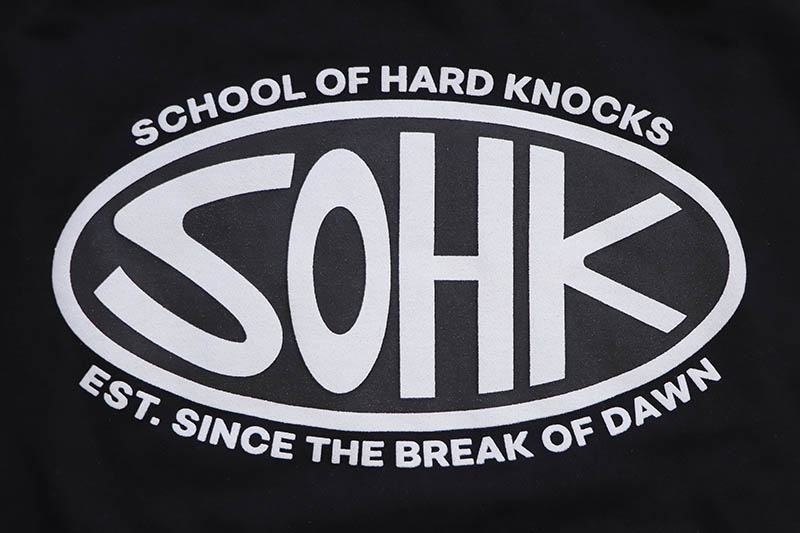 SCHOOL OF HARD KNOCKS SOHK OVAL HOODIE (BLACK) | Brand,S-Z