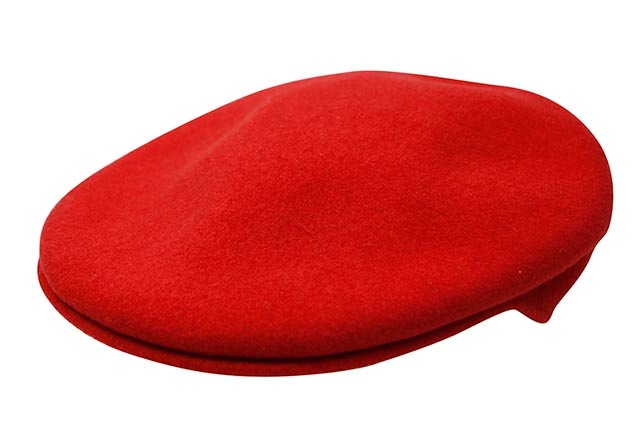 KANGOL WOOL 504 HUNTING CAP (0258BC/RD608:RED)