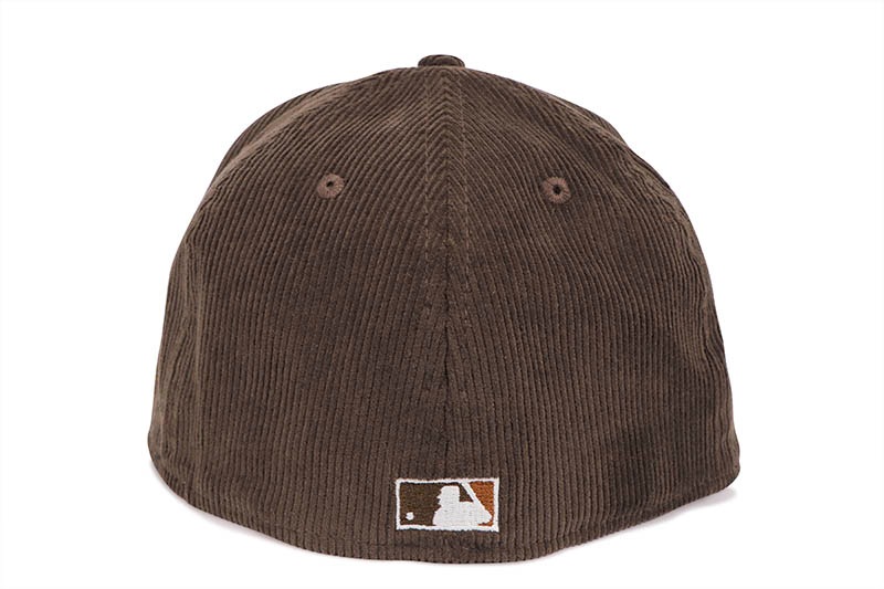 NEW ERA CHICAGO CUBS 59FIFTY FITTED CAP (1962 ALL STAR GAME SIDE PATCH/CREAM UNDER VISOR/WALNUT CORDUROY)