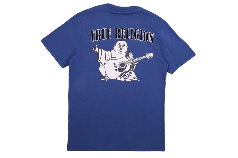 TRUE RELIGION BUDDHA LOGO TEE (M4O8U24JV7:COBALT)
