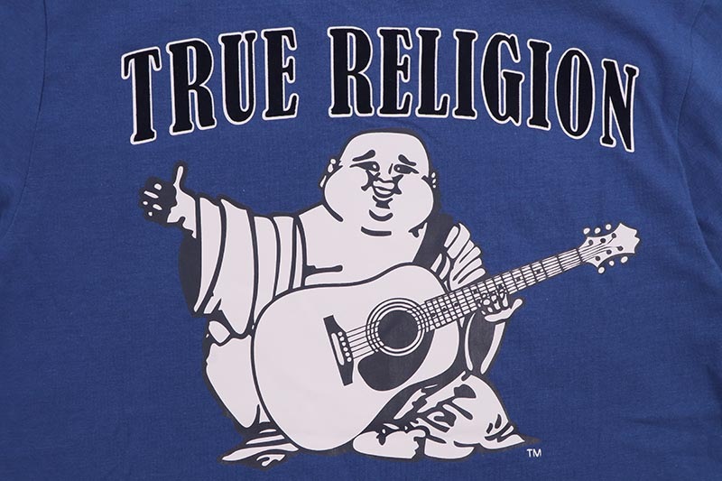 TRUE RELIGION BUDDHA LOGO TEE (M4O8U24JV7:COBALT)