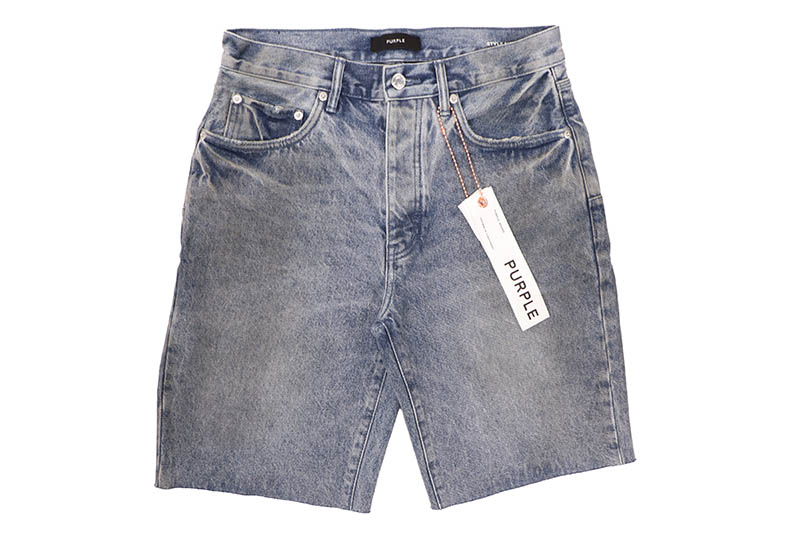 PURPLE BRAND FERROUS STEEL MID INDIGO SHORTS (P059-FSMI225)