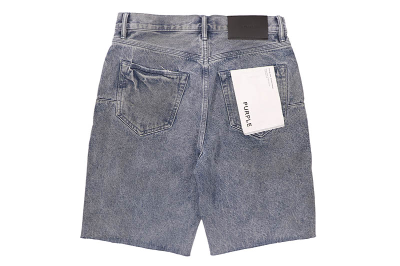 PURPLE BRAND FERROUS STEEL MID INDIGO SHORTS (P059-FSMI225)