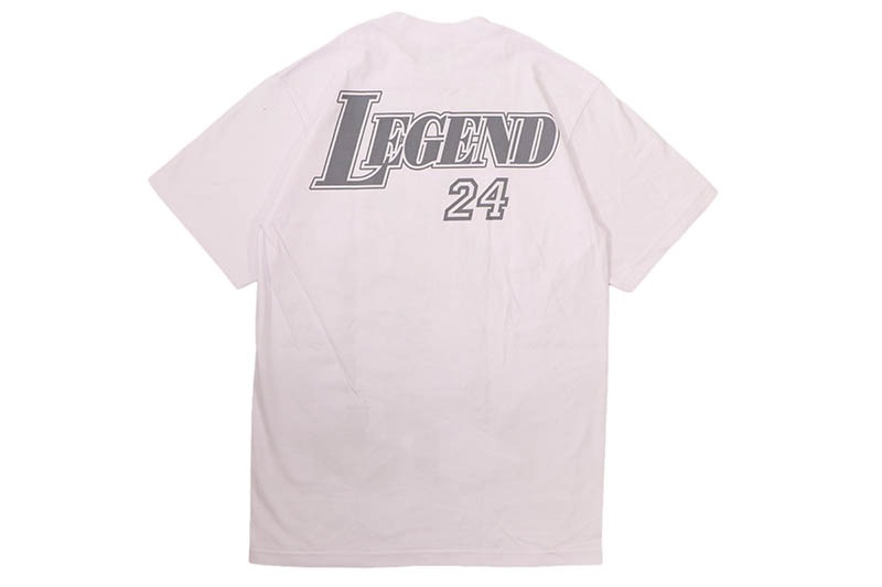 STREET WEAR SUPPLY KOBE LEGEND 24 S/S T-SHIRT (WHITE)