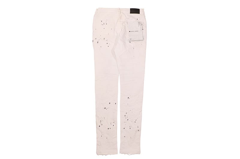 PURPLE BRAND SLIM FIT LOW RISE JEAN (P001-OWPB122:OPTIC WHITE