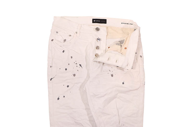PURPLE BRAND SLIM FIT LOW RISE JEAN (P001-OWPB122:OPTIC WHITE