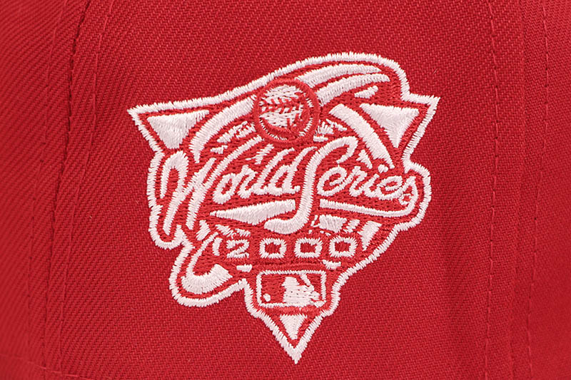 SINCLAIR NEW ERA CLASSIC 59FIFTY FITTED HAT (2000 WS SIDE PATCH/GREY UNDER VISOR/SCARLET)