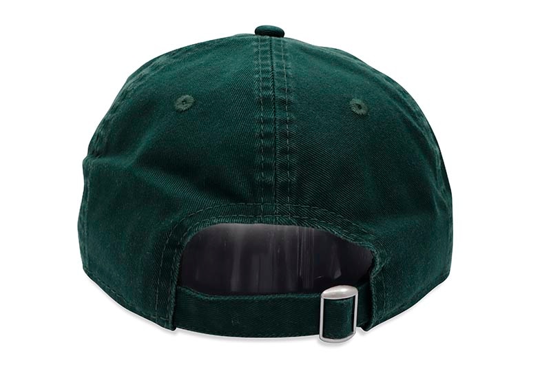 NEW ERA NEW YORK YANKEES 9TWENTY WASHED COTTON CLOTH STRAP CAP (DARK GREEN/WHITE) 13562180 11434005