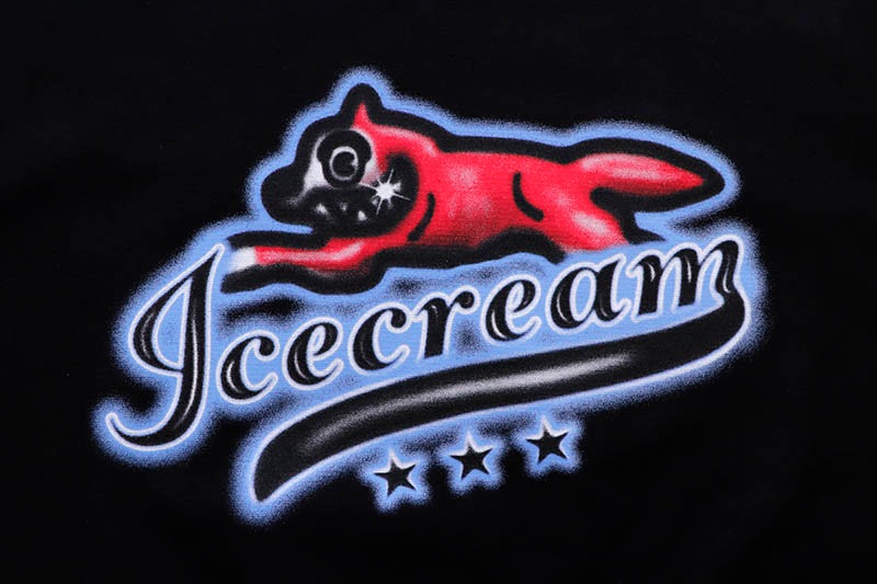 ICECREAM RUNNING DOG SWEATSHIRT (ICJP235K001:BLACK)